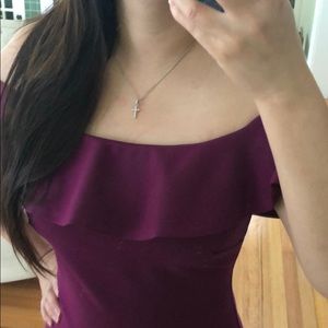 Swarovski- Cross pendant necklace